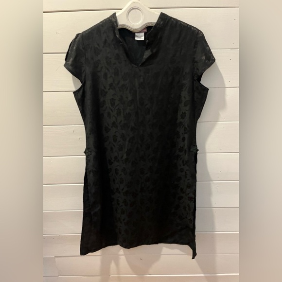 📍🖤 APRIL CORNELL BLACK FLORAL TUNIC – SIZE L - Picture 14 of 14